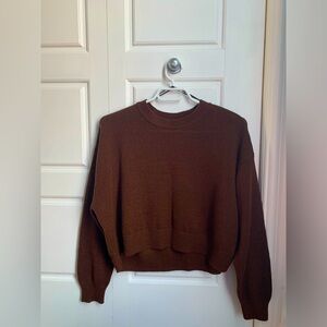 H&M longsleeve brown top